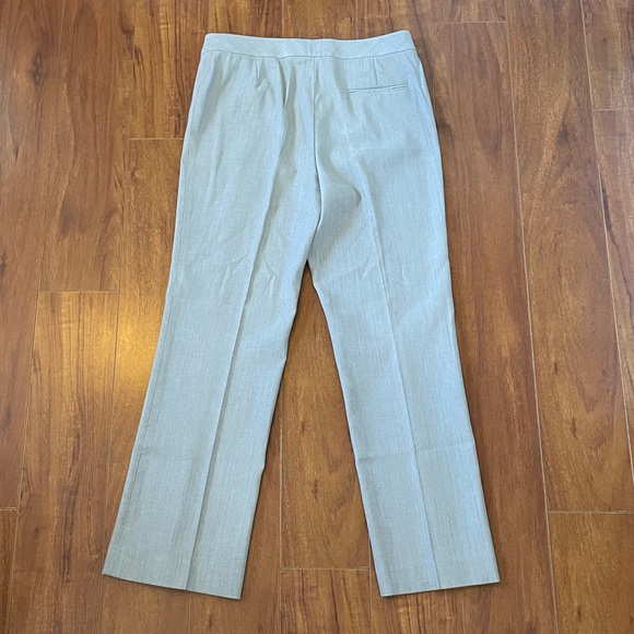 New LAFAYETTE 148 Wool Trouser Tan Gray Dress Pants Size Petite 10 NWT - Picture 5 of 15